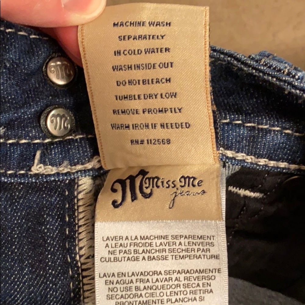 Miss Me jeans with silver bling. - Picture 10 of 13